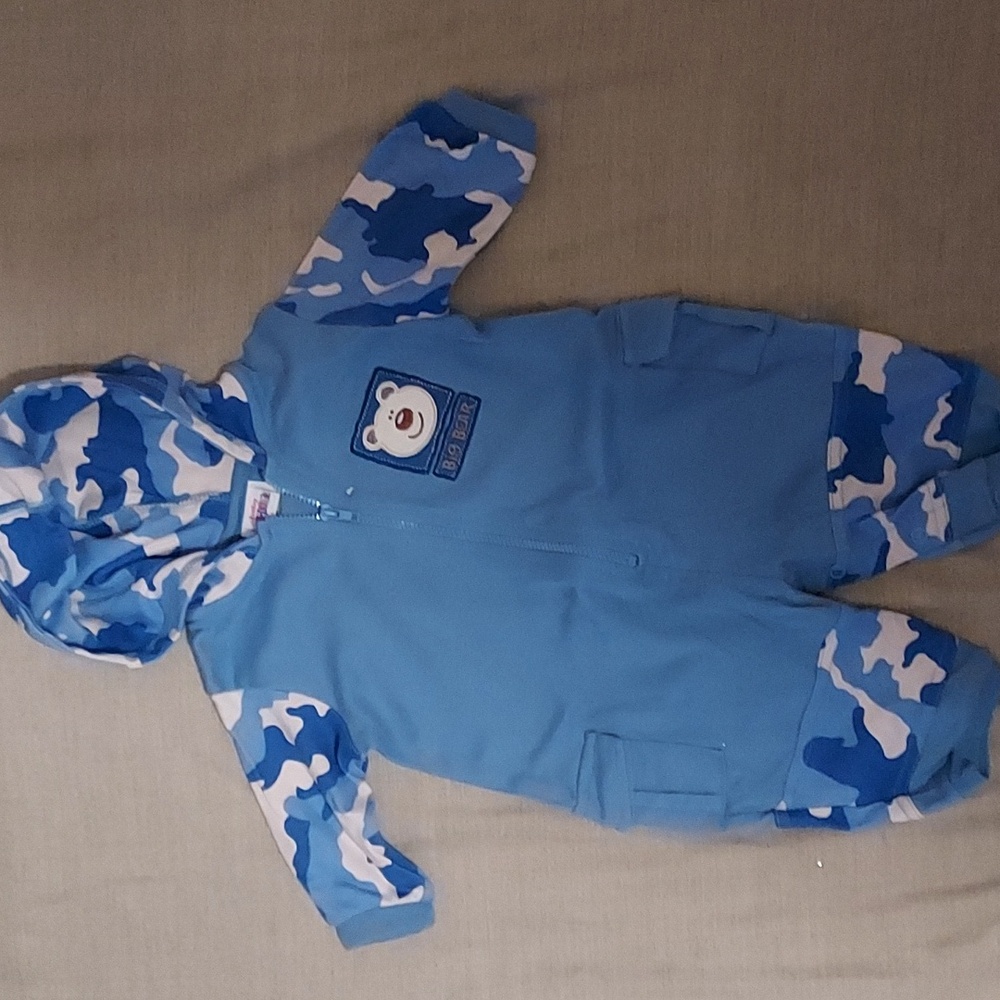Vintage One-Piece Baby Boy Outfit